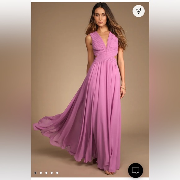 Lulus Dresses & Skirts - Lulus Vivid Imagination Lilac Cutout Maxi Dress